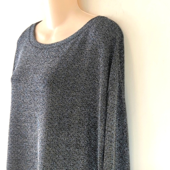Paige Celeste Keyhole-Back Metallic Knit Top - Picture 9 of 16